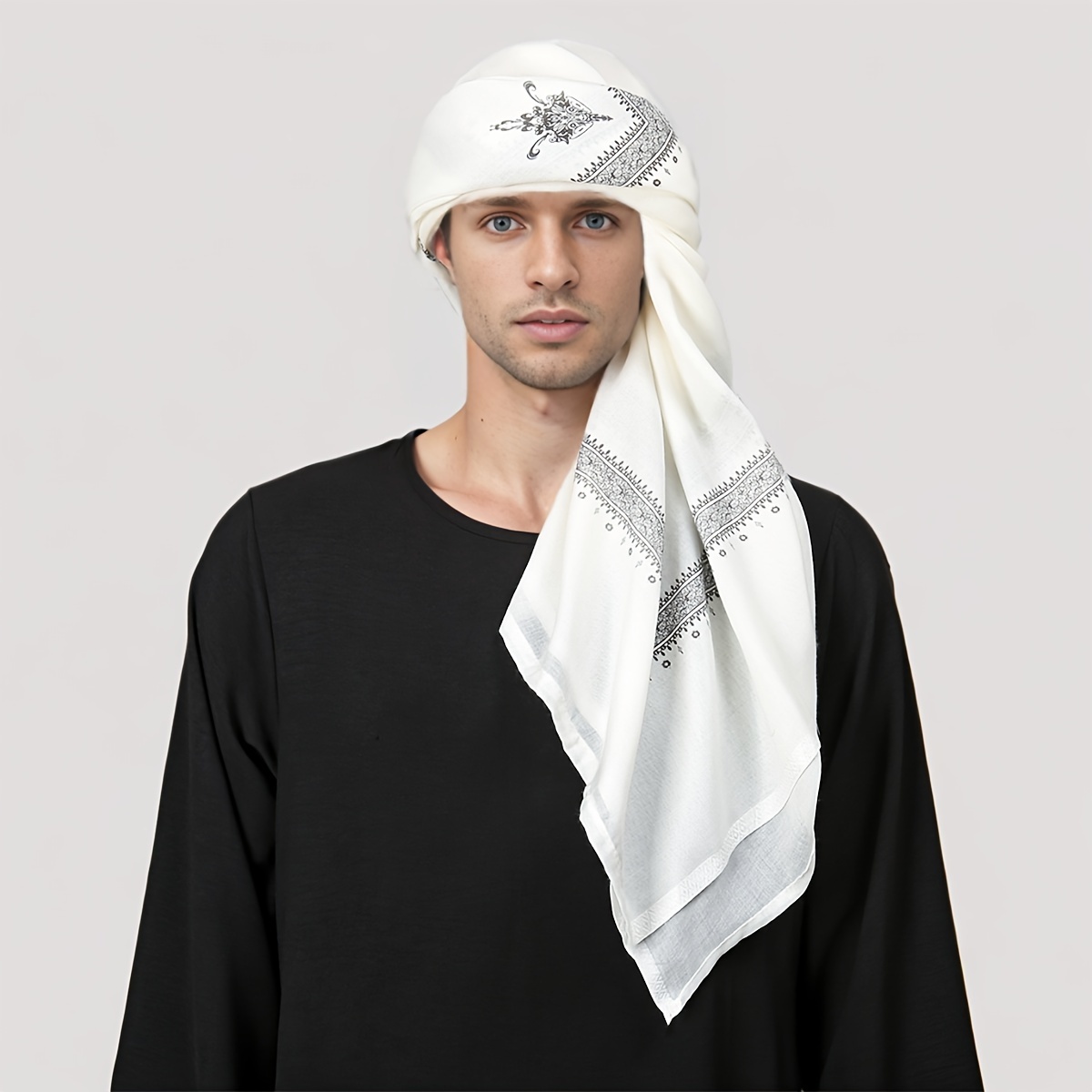 Ethnic Wear Men'S Fashion - Foulard ethnique rétro à motifs pour