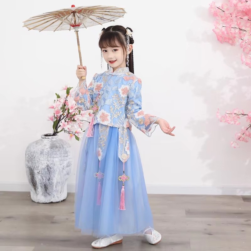 Tenue de danse brodée de style - Fashion Show Ethnic Wear avis et prix