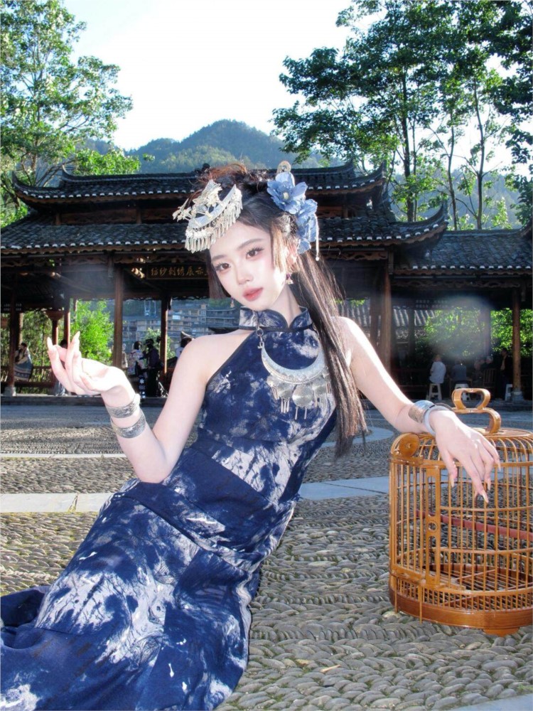 Nouvelle robe batik tendance p - Fashion Show Ethnic Wear avis et prix
