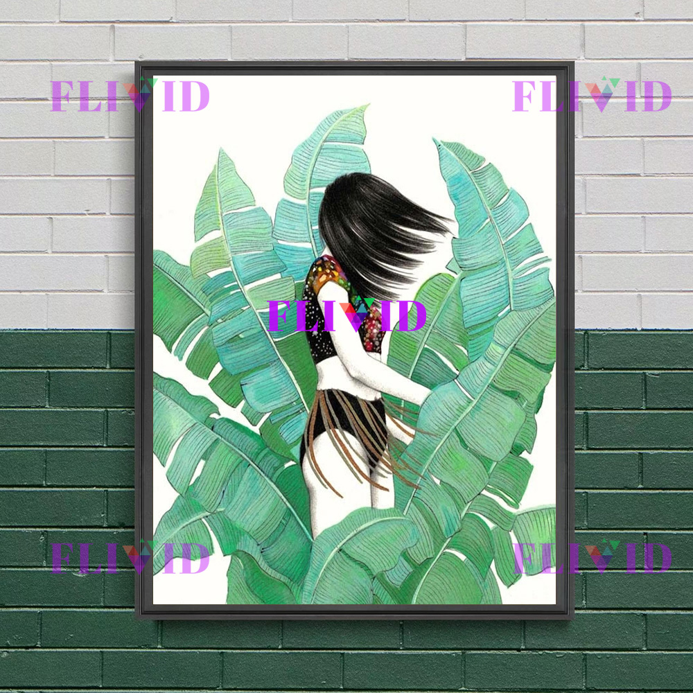 Peinture sur toile d'art mural - Ethnic Fusion Fashion avis et prix