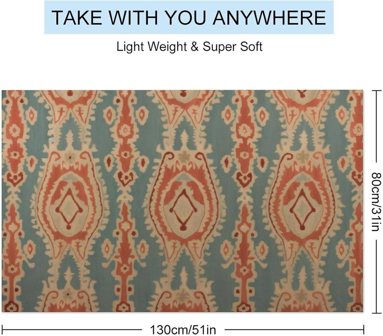 Serviettes de plage à motifs e - Ikat Woven Fabric avis et prix