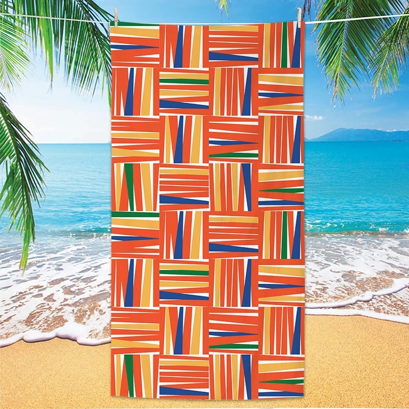 Serviette de bain vintage ethn - Ikat Woven Fabric avis et prix