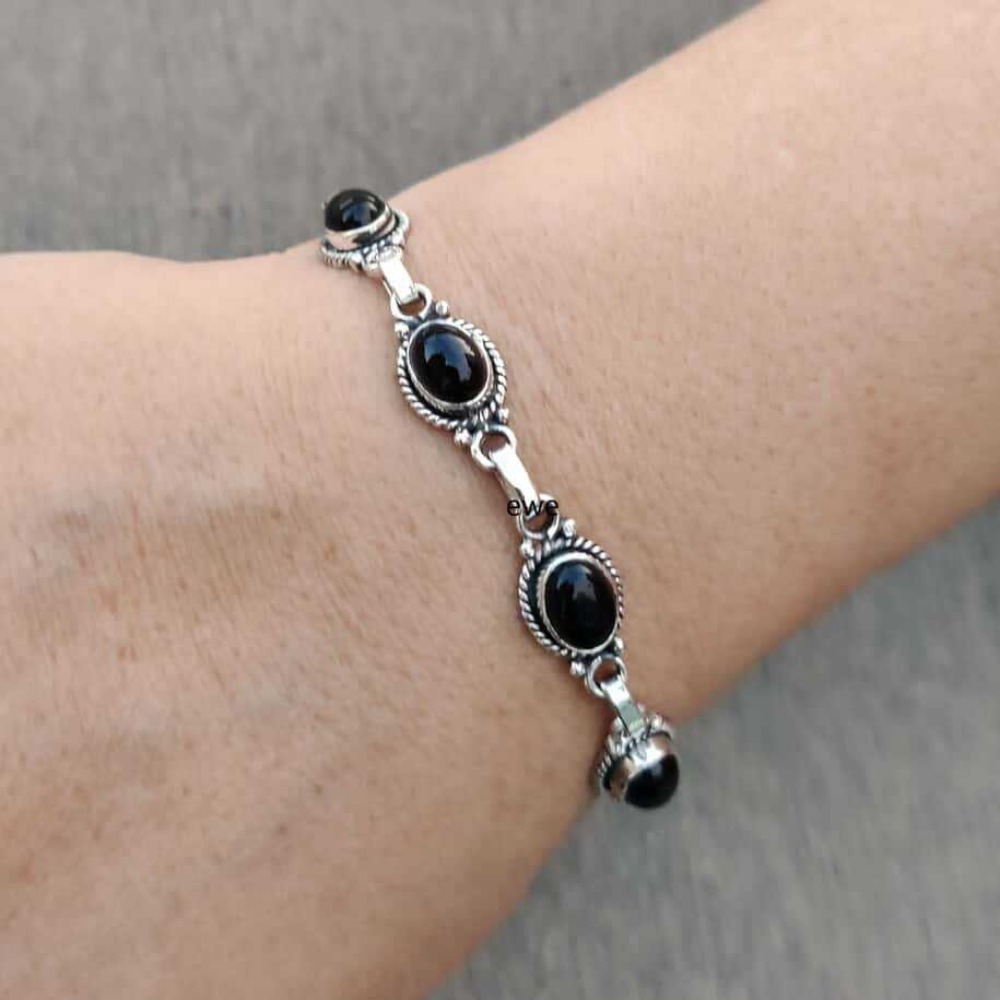 Bracelets ajustables en argent - Ethnic Wear Men'S Fashion avis et prix