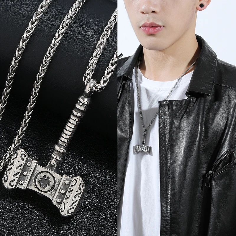 Thor marteau collier NORRON su - Ethnic Fashion World avis et prix