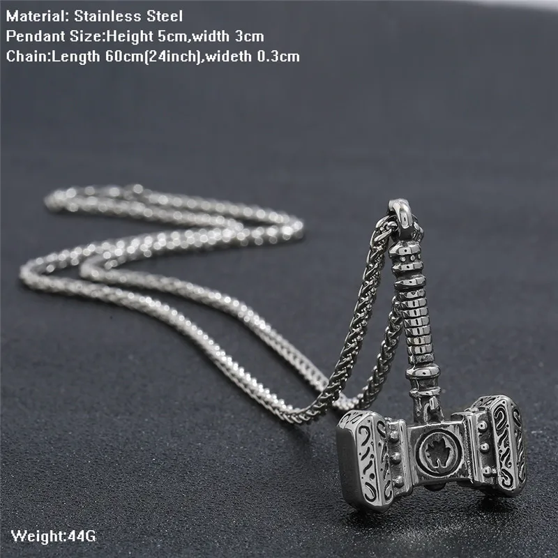 Thor marteau collier NORRON su - Ethnic Fashion World avis et prix